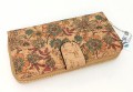 Portfel-korkowy-damski-duży-ultralekki-wegański-z-korka-naturalnego-dwuczęściowy-praktyczny-na-zatrzask-na-zamek-ekologiczny-ekomoda-ecofashion-wzór-kwiaty-kwiatowy-SBagNatural.pl
