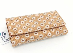 Portfel z Korka Damski Duży Lekki Korkowy na Zatrzask Wegański