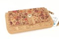 Portfel-korkowy-damski-duży-wegański-z-korka-naturalnego-praktyczny-na-karty-dokumenty-banknoty-bilon-ekologiczny-wzór-kwiatowy-vintage-SBagNatural.pl