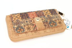 Portfel Damski Korkowy Duży Wegański z Korka Eko
