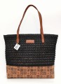 Torebka-damska-koszyk-pleciona-duża-A4-z-rafii-z-korka-korkowa-plażowa-wegańska-na-lato-letnia-na-plażę-ekologiczna-kolor-czarny-beż-azulejo2-SBagNatural.pl