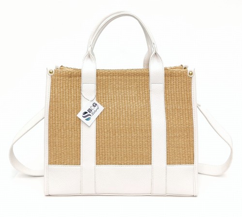 Torebka-damska-koszyk-pleciona-duża-A4-aktówka-wegańska-słomiana-tote-bag-Na-lato-do-pracy-praktyczna-stylowa-elegancka-letnia-ze-słomy-kolorbeżowy-naturalny-biały-SBagNatural.pl