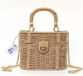 Elegancka-Torebka-Koszyk-Pleciona-Kuferek-Boho-Na-Łańcuszku-Listonoszka-Wegańska-Ekologiczna-Z-Rafii-Na-Lato-Letnia-Kolor-Beż-Naturalny-SBagNatural.pl