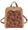 Plecak-damski-korkowy-a4-z korka-wegański-ekologiczny-pojemny-praktyczny-less waste-cork-ecofashion-ekomoda-wzór-ornament-SBagNatural.pl