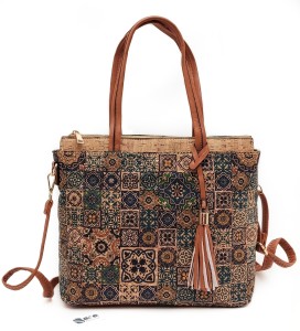 Torebka Korkowa Damska A4 Wegańska Lekka Elegancka z Korka Ekologiczna