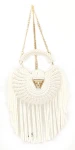 Torebka Makrama BOHO Pleciona Letnia z Frędzlami Listonoszka Elegancka