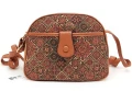 Torebka- Damska-Korkowa-Listonoszka-Dwukomorowa-Wegańska-Lekka-Pojemna-Eko-Boho-Z-Korka-Naturalnego-Crossbody-Kieszonki-Wzór-Azulejo-Wielokolorowa-Beżowa-SBagNatural.pl