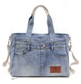 Torebka-Jeansowa-shopper-format-A4-Duża-Pojemna-Na-Ramię-Do-Ręki- Vintage-Denim-Wegańska-Praktyczna-Z-Jeansu-Color-Light-Blue-Beige-SBagNatural.pl