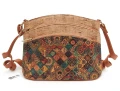 Eko-Torebka-Damska-Listonoszka-Korkowa-Trzykomorowa-Wegańska-Praktyczna-Lekka-Pojemna-Crossbody-Z-Wzorkami-Na-Prezent-Codzienna-Ekologiczna-Kolor-Beżowa-Wzór-Mandala- Mozaika-SBagNatural.pl